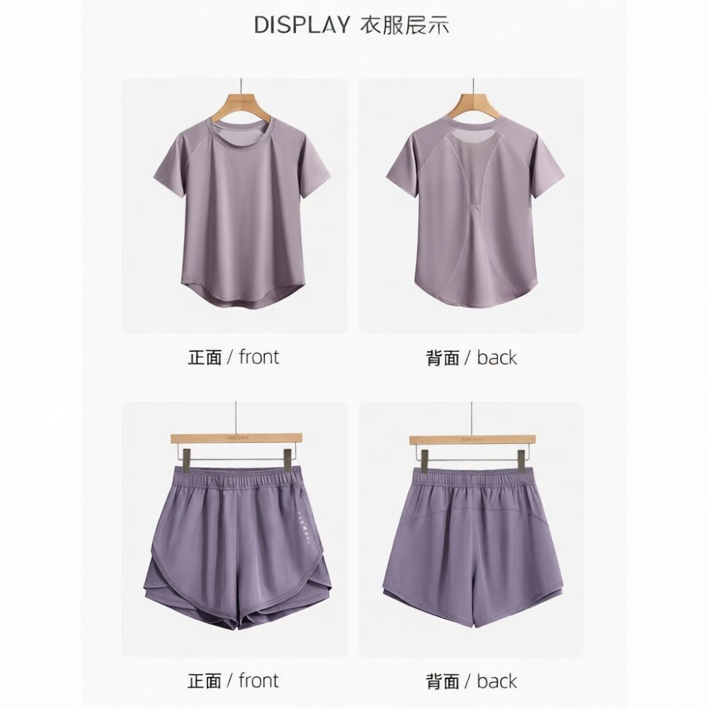 Summer Workout Set Women Short - đánh giá và giá Yoga Of Fitness