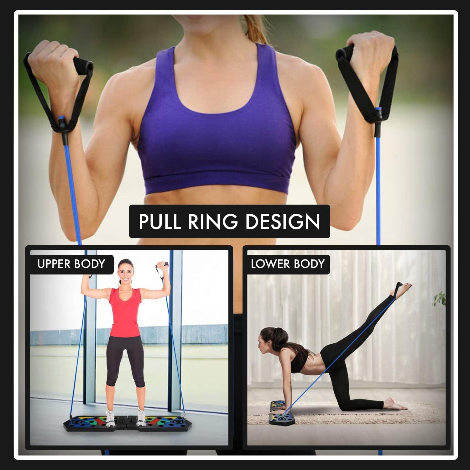 Colorful Folding Push Up Board - đánh giá và giá Push Up Board