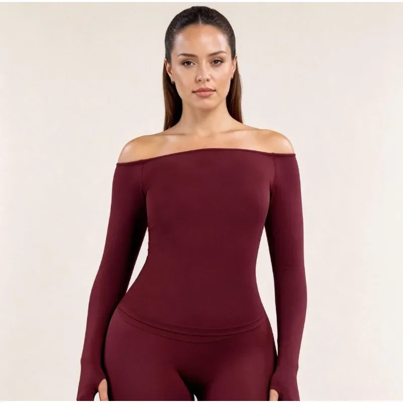 Womens Off Shoulder Long Sleev - đánh giá và giá Yoga Of Fitness