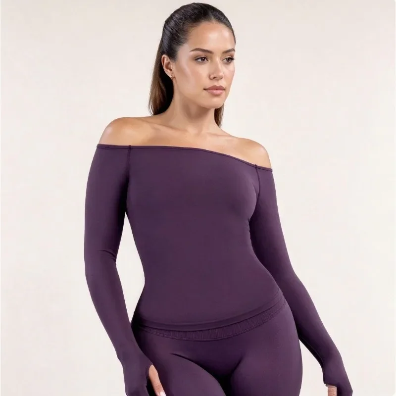 Womens Off Shoulder Long Sleev - đánh giá và giá Yoga Of Fitness